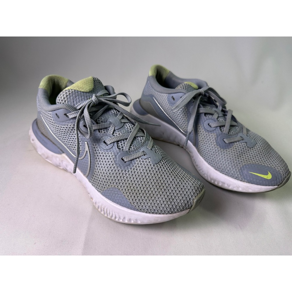Nike Renew Run Obsidian Mist Women's Size 8.5 Grey Blue Athleisure Road Sneakers